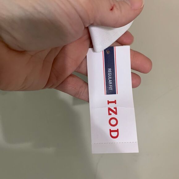 Izod White Oxford Button Down Size 14 NWT - Picture 3 of 7
